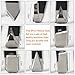 DerBlue 8 pcs Pottery Tools, Stainless Steel Carving Shaping Knives Clay Sculpture Hand Tools Set for Carving, Shaping, Clay Sculpture, Modeling