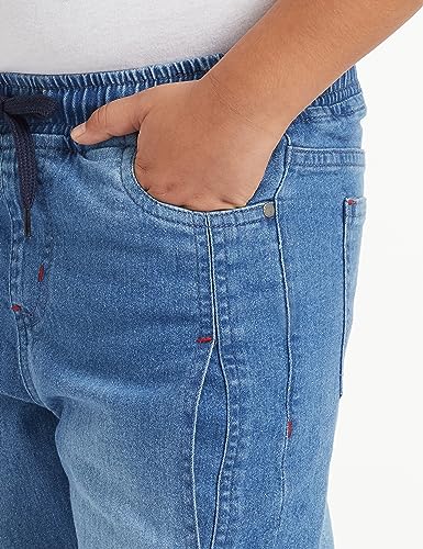Image of Amazon Brand - Symbol Boys Boys Slim Fit Stretchable Jogger Jeans (Elasticated Waist Band)