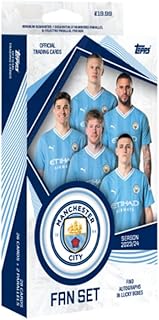 Topps - Cards Colecionáveis Manchester City Fan Set 23/24-28 Cards