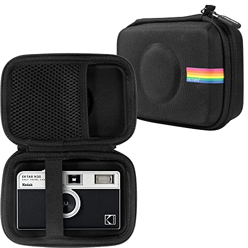 Leayjeen Digitalkamera Schutzhülle kompatibel mit Kodak EKTAR H35/Kodak PRINTOMATIC/Kodak FZ43 Pixpro/Heegomn/Vlogging, Kompaktkamera Schutzhülle, Eva-Hartschalendesign (nur Hülle) Schwarz Cover