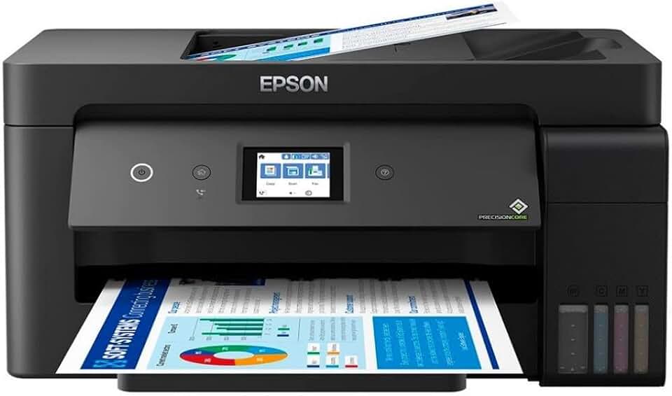 Impressora Multifuncional Epson EcoTank L14150 - Tanque de Tinta Colorida, formato até A3+ Wi-Fi , USB, Bivolt