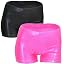 20 2 Pcs Sparkle Black & Rose