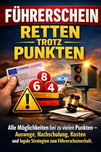 Führerschein retten trotz Punkten: Alle Möglichkeiten bei zu vielen Punkten – Auswege, Nachschulung, Kosten und legale Strategien zum Führerscheinerhalt