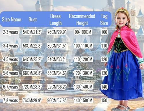 Disfraz de Princesa para Niñas 2-8 Años miniatura 6