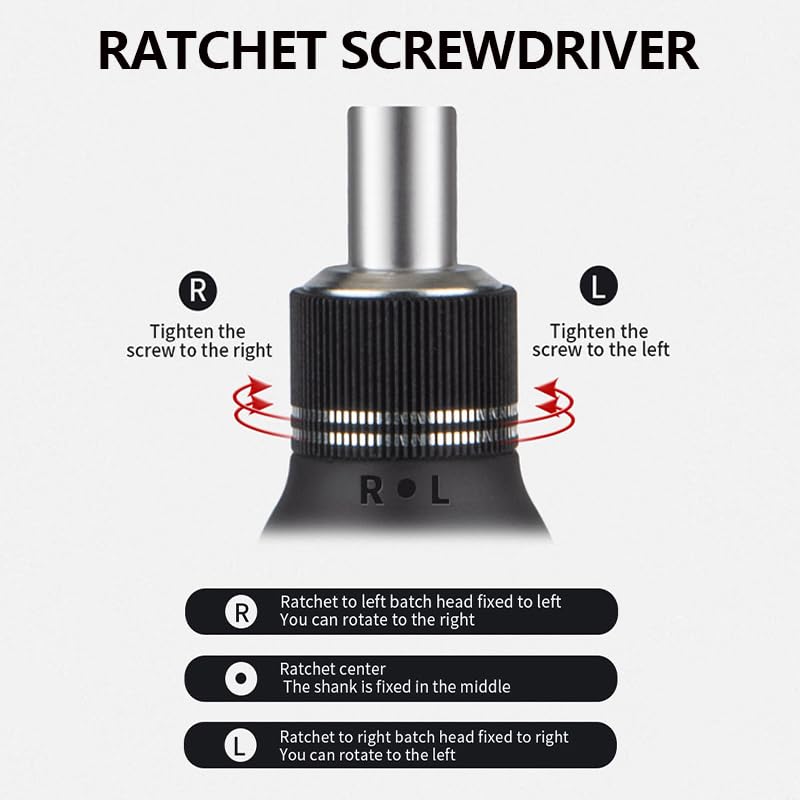 Pozlle 28-in-1 precise ratchet screwdriver set, robust and durable, portable - Image 4