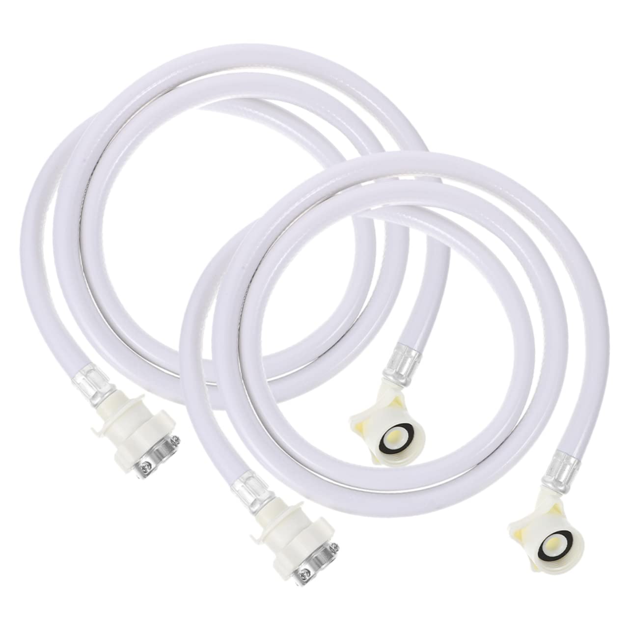 Uonlytech Waschmaschinen Zulaufschlauch Flexibel Dicht 2 Stück aus Pvc und Edelstahl für Einfache Montage bei Waschmaschine