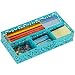 EasyPAG Desk Drawer Organizer with 3 Small Bins and 1 Long Bin,Dark Teal