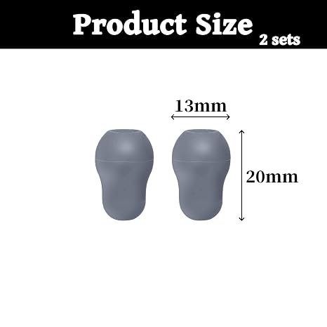 4 Pcs Stethoscope Ear Tips Replacement, Paramedic Accessories, Medical Equipment Stethoscopes Spare Parts, Toy Stethoscope, Comfortable Sealing Ear Pieces, Compatible 5-6MM Tubes