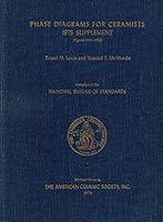 Phase Diagrams for Ceramists 1975 Supplement B000H4MNEU Book Cover