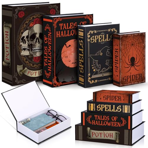Sabary Set of 4 Decorative Books Boxes