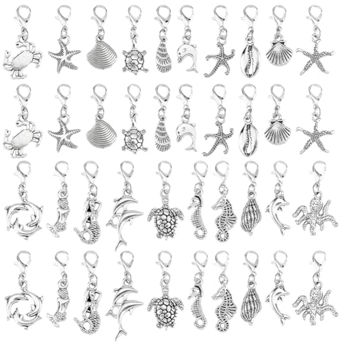 Charmes à clip pendentifs en alliage pour réparer zip