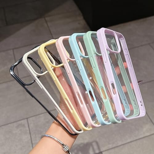 Coque iPhone 11 rigide transparente en acrylique de couleur vert pastel