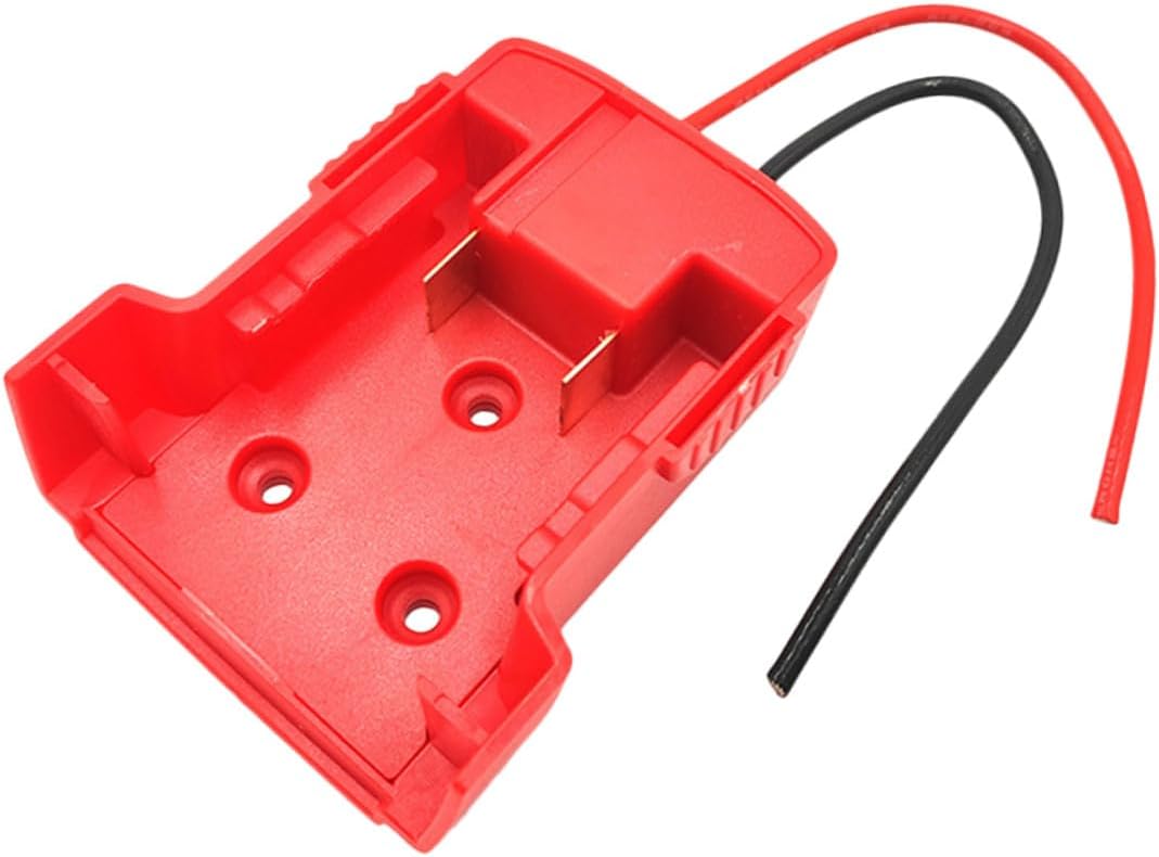 DOITOOL 18v Power Wheels Battery Adapter for Lithium-ion Batteries Easy Installation with Wires for DIY Projects and Electric Toy Modifications