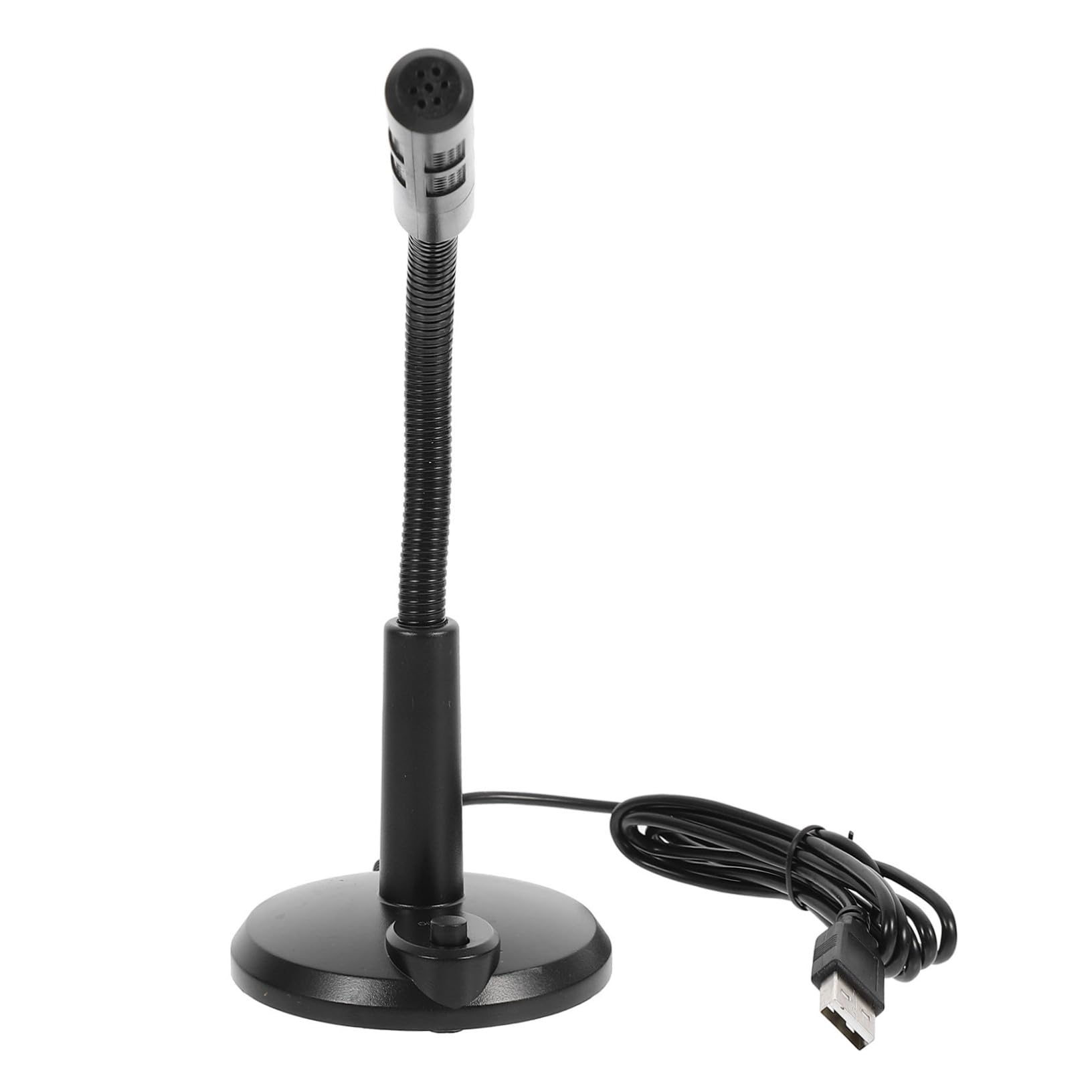 NUOBESTY USB Microphone Base for Laptop Desktop Mic for Gaming Voice Chat Live Streaming and Recording Compatible Various Devices