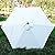 Blissun 7.5 ft Patio Umbrella, Yard Umbrella Push Button Tilt Crank (Cream White)