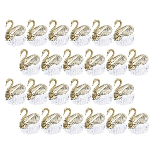 Boîtes à bonbons de mariage dorées VALICLUD | Lot de 24 coffrets de style européen pour fête