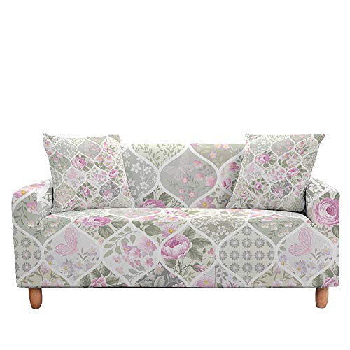 Housse de canapé d'angle extensible pour salon familial chaleureux