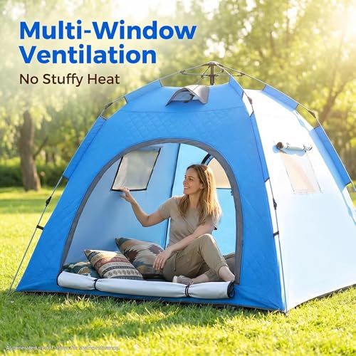 Carpa Instantánea Pop-up para Camping 4-6 Personas miniatura 7