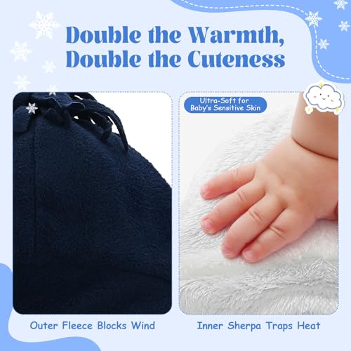 Image of Century Star Kid's Soft Slouchy Beanie Hat Toddlers Winter Cute Cuff Baggy Hip-hop Hat Boys Girls Youth Knit Skull Cap
