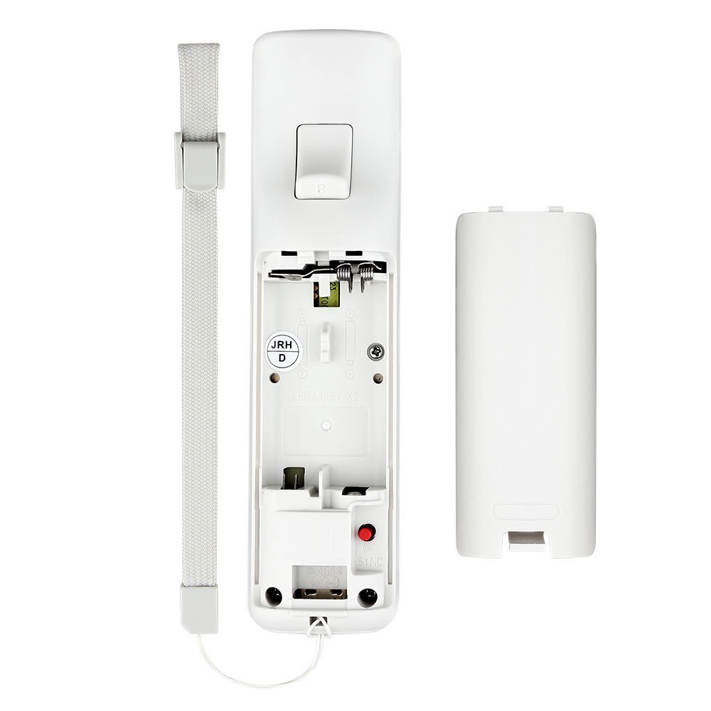 Controller Wii Motion Plus, 2 In 1 Nunchuck Costruito Motion Plus Telecomando Remote Set Per Nintendo Wii e La Console Wii u Con Custodia In Silicone + Custodia - Bianca