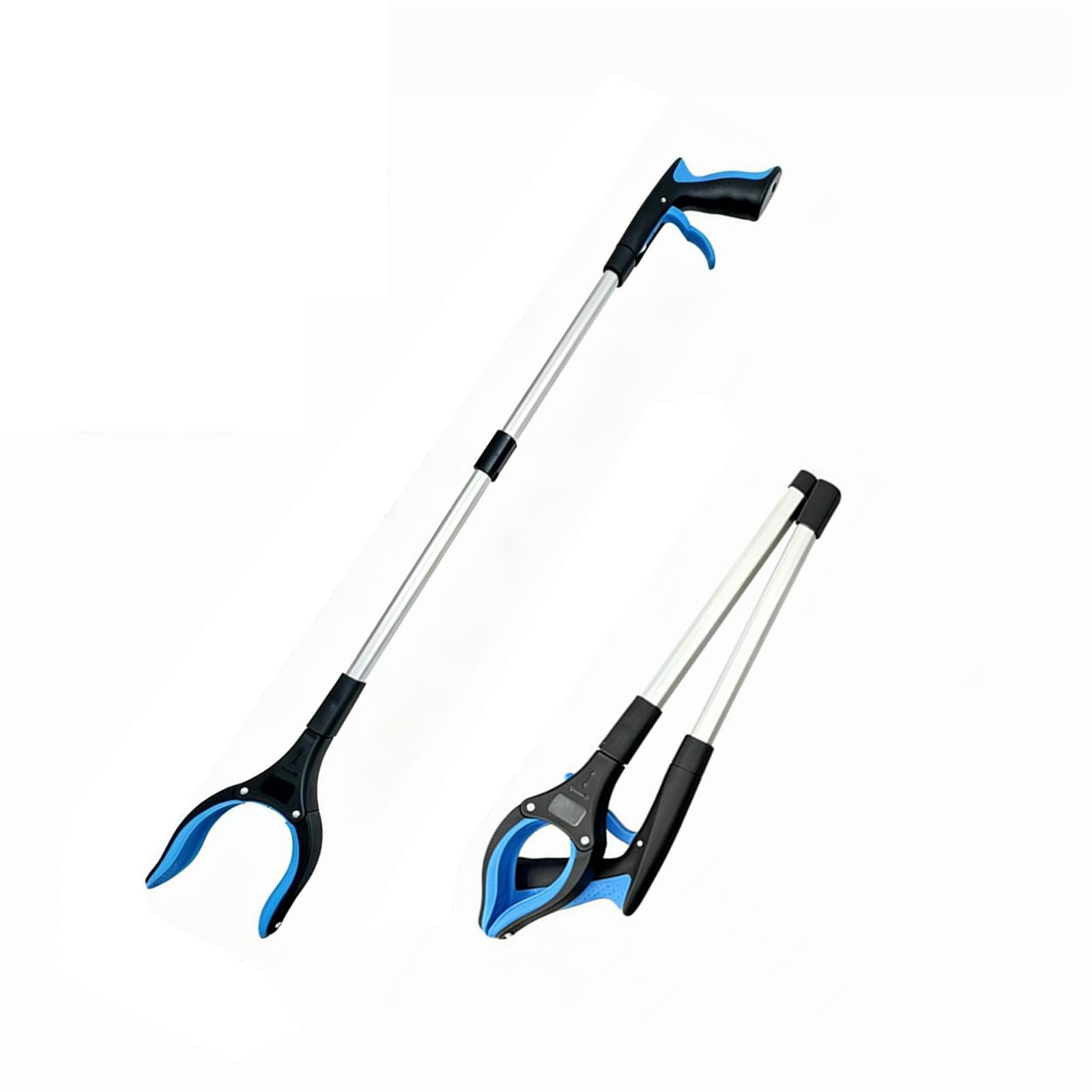 IUYIXWFP Foldable Litter Picker,Magnetic Helping Hand Grabber,Rotating 360°Litter Picker,Lightweight Rubbish Pick Up,Helping Hand Grabber for Adults,Disabled,Elderly,B