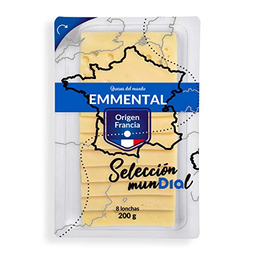 DIA SELECCIÓN MUNDIAL queso emmental en lonchas sobre 200 gr