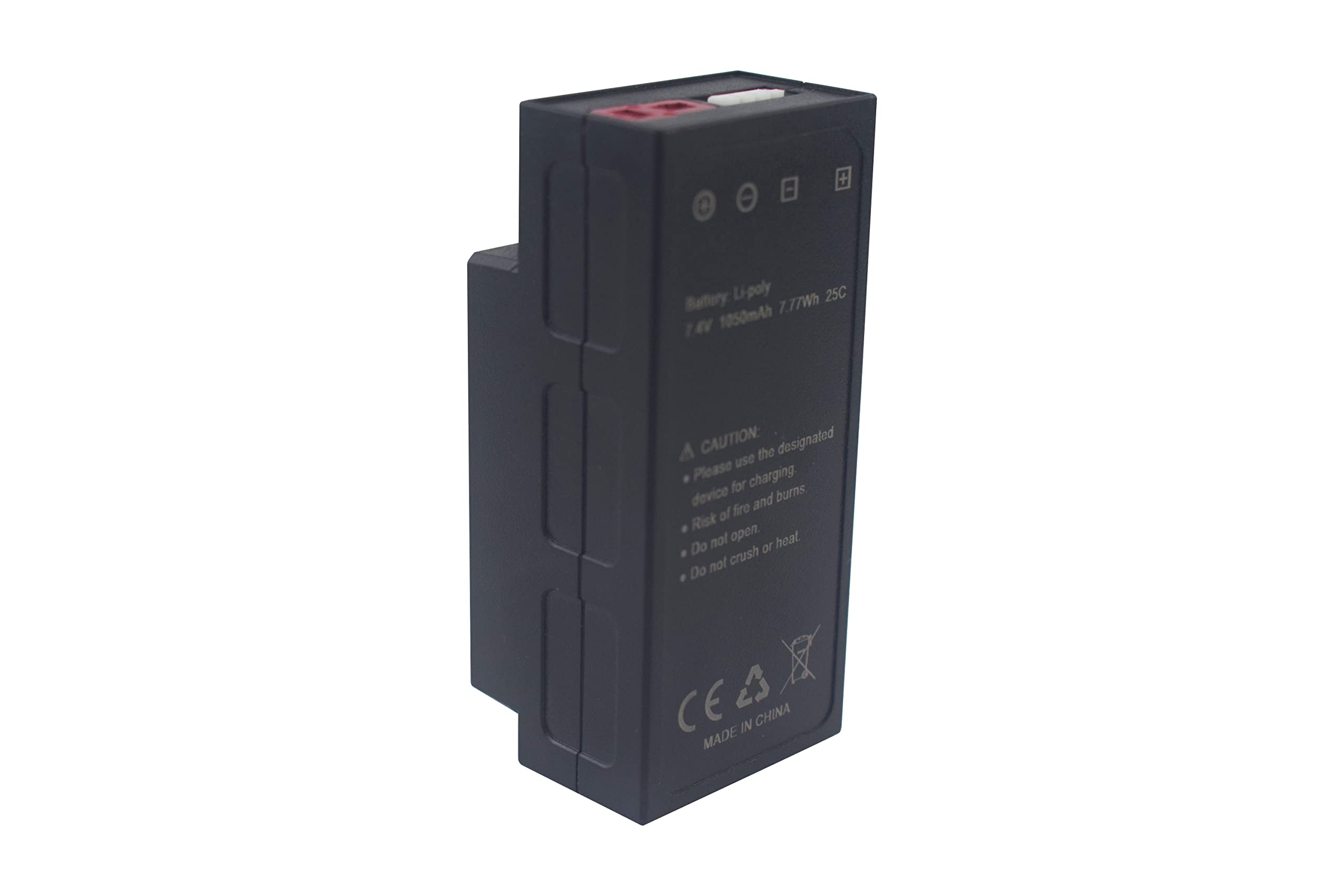 2PCS 7.4V 1050MAH 2S Batería de Litio para MJX H16 H16P H16E H16DR H16SC H16BM 16027 14301 JC16EP RCM029 HP161 HB17 Control Remoto con un Auto de Juguete Modelo de Alta Velocidad