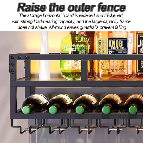 Support de rangement pour le vin suspendu pour optimiser les petits espaces - 6