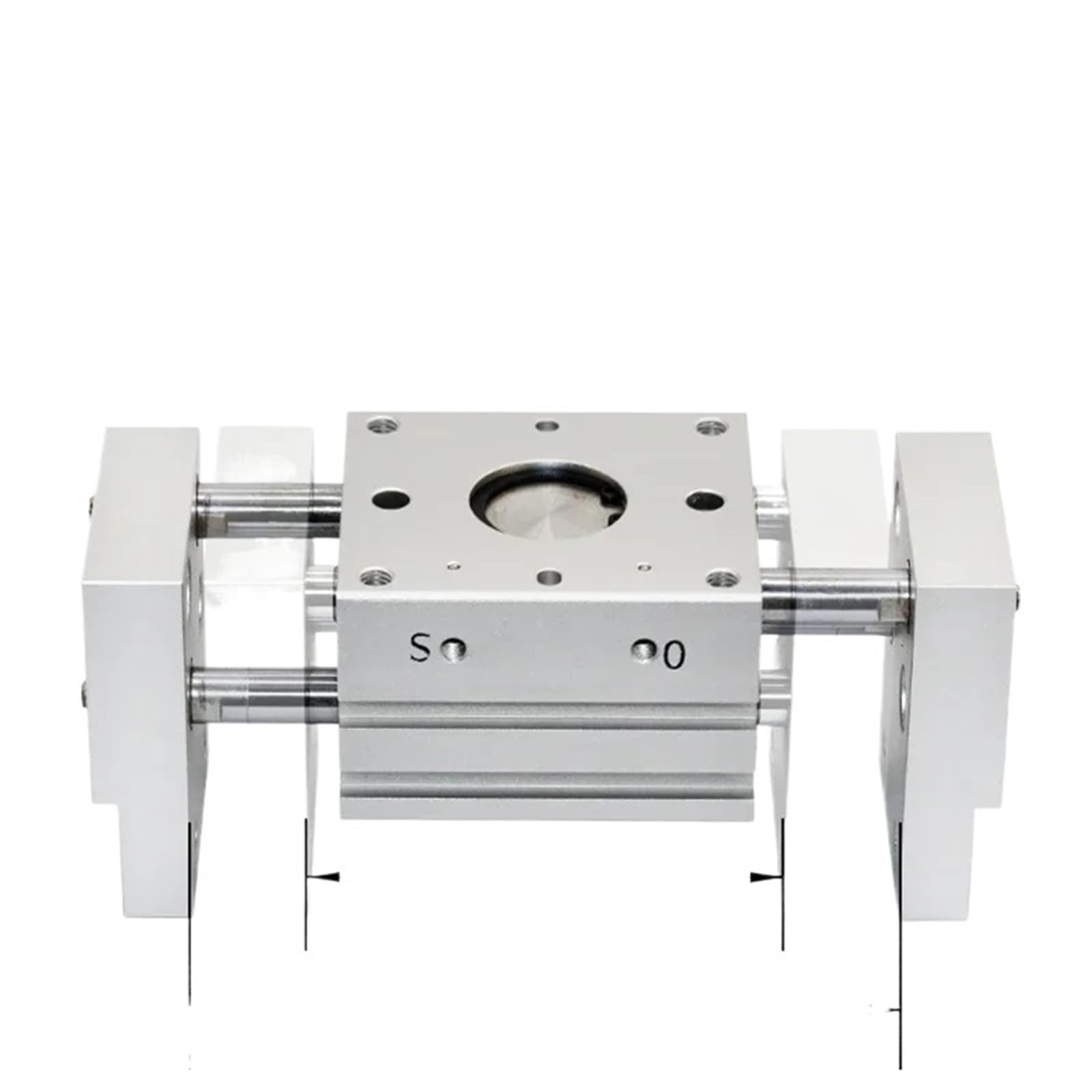 Pince pneumatique MHL2 à double effet pour un serrage parallèle stable
