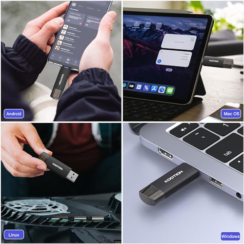 KOOTION USB Stick 512GB, USB C 512G Stick OTG 3.0 Speicherstick 2-in-1 USB 256G Flash Laufwerk Foto Type C Flash Drive 512 Gbyte für PC/Laptop, Typ-C Handy
