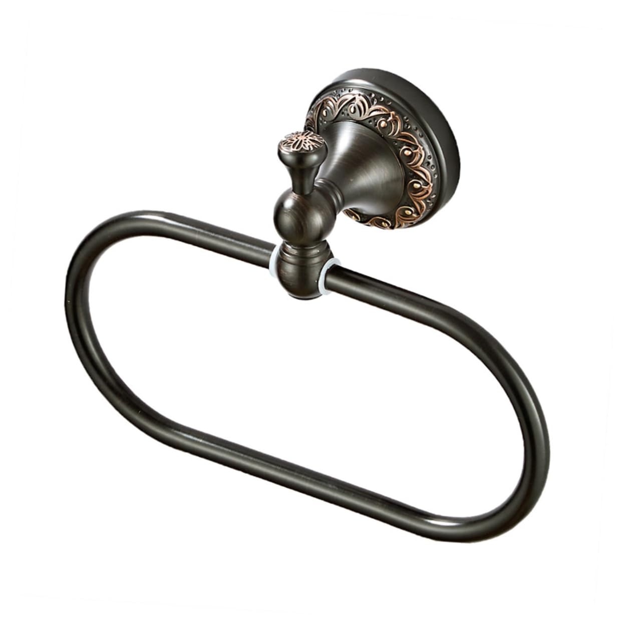 Portasciugamani Ad Anello in Rame Portasciugamani Ad Anello Per Bagno Da Parete Salvaspazio Per Piccolo Bagno Materiale Antiabrasione Avanzato