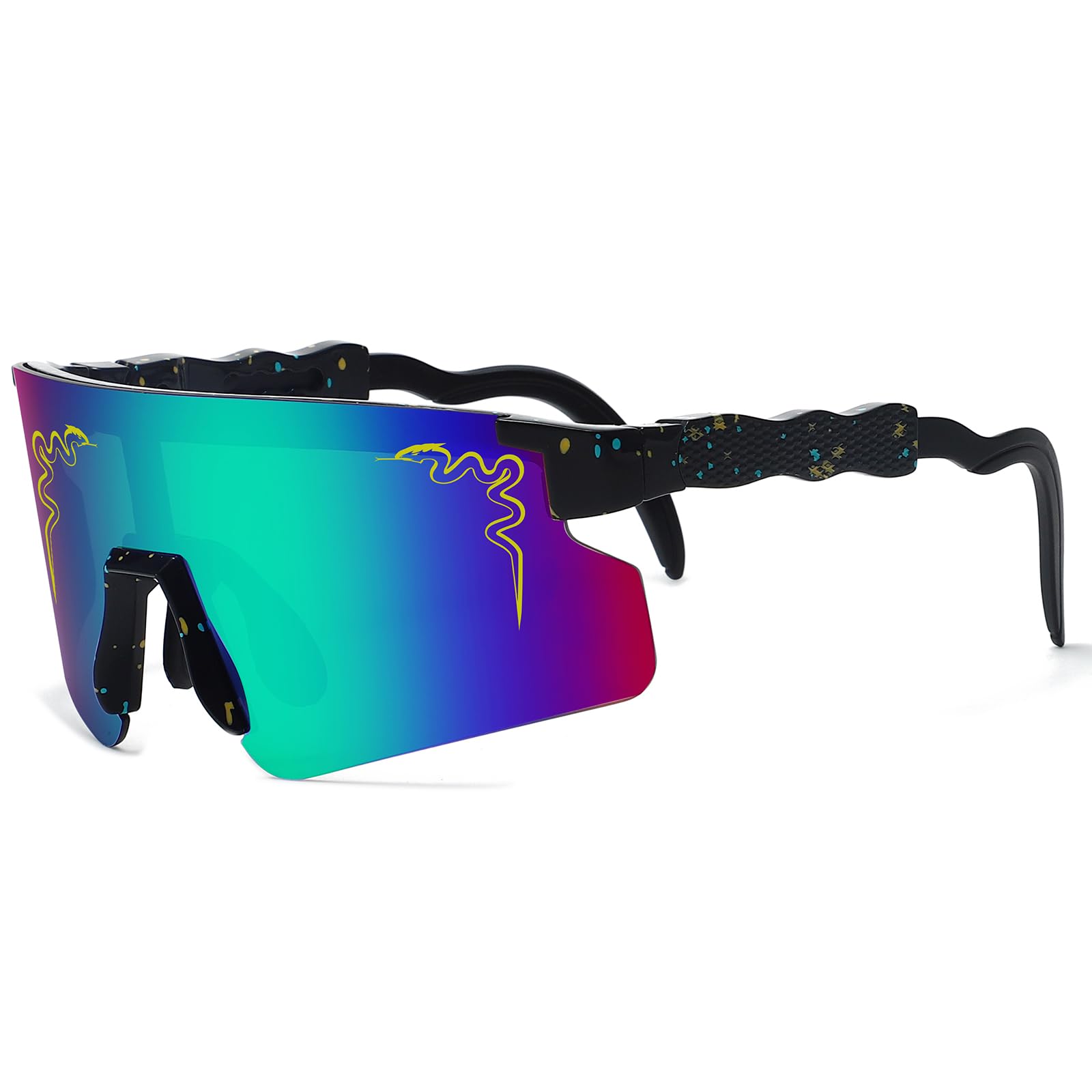 Cycling Sunglasses UV400 Outdoor Men Women Adults Youth Boys Girls Kids Baseball Sport Softball Goggles
