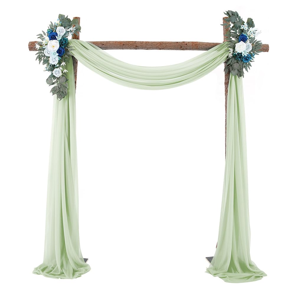 Hiseng Mariage Arche Tenture Décoration Mariage Extérieur Blanc Rideaux de Lit à Baldaquin Tulle Voilage Mousseline de Soie Fond Décor pour Fête Cérémonie Plafond (Violet élégant,0.75x3m Hiseng Mariage Arche Tenture Décoration Mariage Extérieur Blanc Rideaux de Lit à Baldaquin Tulle Voilage Mousseline de Soie Fond Décor pour Fête Cérémonie Plafond (Violet élégant,0.75x3m