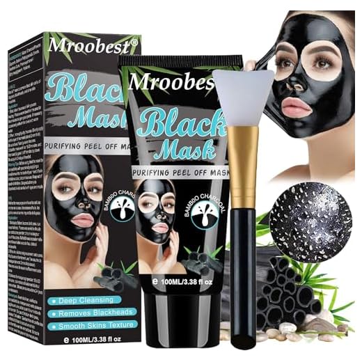 Blåmaskmask, avskalad mask, pormaskborttagningsmask, ansiktsmask med aktivt kol, renar svart ansiktsmask, djuprengörande akne - 100ML