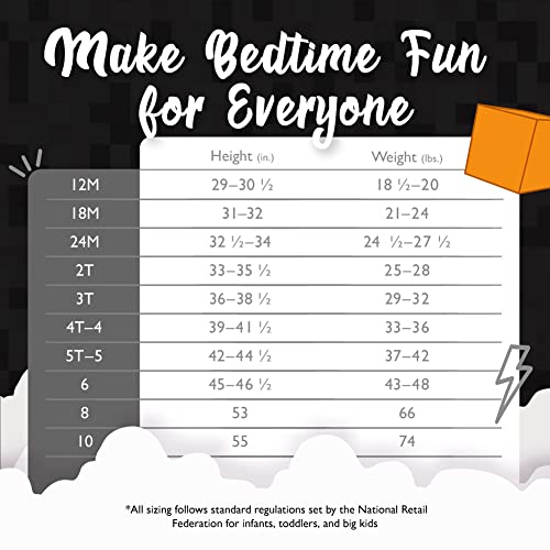 Minecraft Boys' Pajama Set, Time To Mine, 8 #TOP5