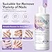 SAVILAND Nail Polish Remover: 250 ML Effective Nail Polish Remover Safe & Gentle Gel Remover for Nails for All Nail Art Enthusiasts Nails Removal Expert Level Nail Care Home Travel Use
