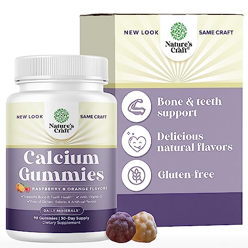 High Absorption Calcium Gummies For Women With Vitamin D3 - Tricalcium Phosphate 750Mg Calcium Gummies For Adults - Chewable Calcium And Vitamin D Supplement For Bone And Immune Support - 30 Servings #TOP12