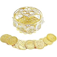 Wedding Arras Coins Set,Arras De Boda Catolica,Arras Para Boda Catolica Decoracion Gold Gift Box with 13 Virgen of Guadalupe Coins,Arras De Boda Cristiana,Mexican Wedding Accessories for Ceremony