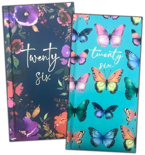 Orbitron 2026 Diary Pocket Size Week to View Diaries Full Year Journal Calendar Planner (Green Flowers) - Image 4