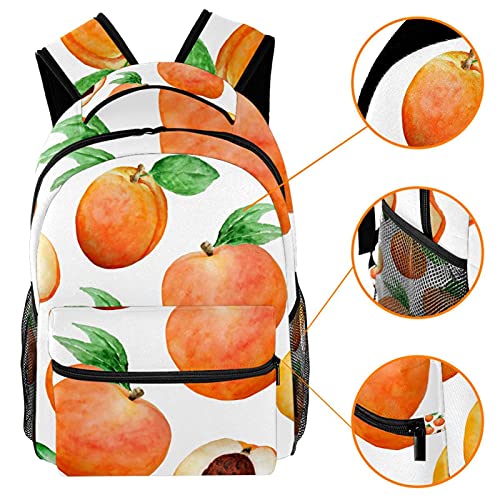 Mochila para portátil con compartimento acolchado bolsas de viaje frutas 3