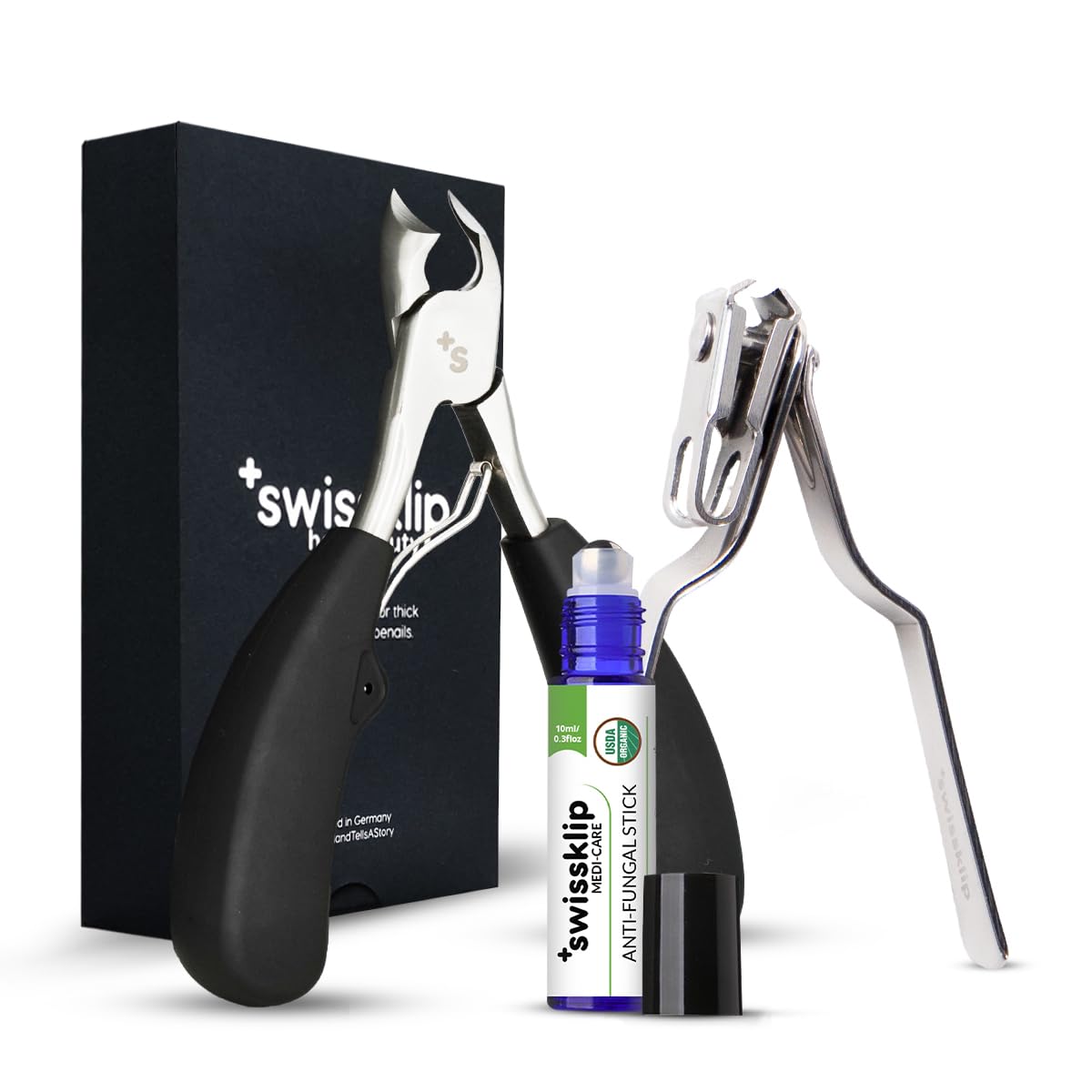Swissklip Nail Care Bundle, Natural Solution for Healthy Nails