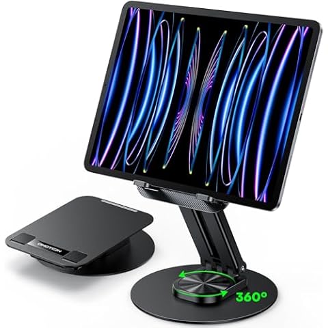 OMOTON 360° Rotating Tablet Stand for Desk Cover