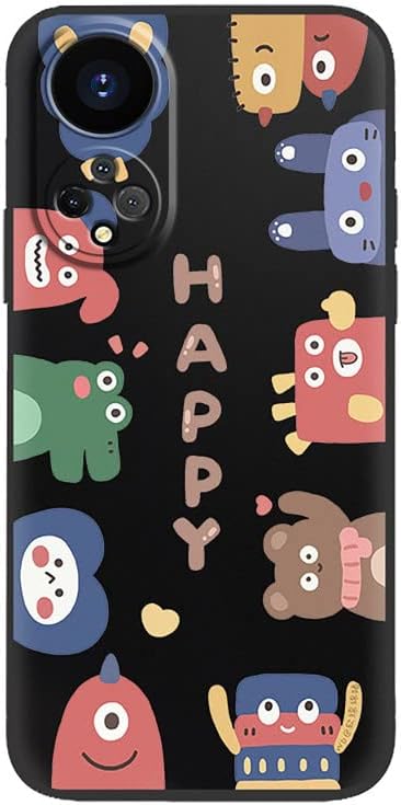 Funda protectora para Honor X7 (6.74 pulgadas), color negro, de silicona flexible, TPU, funda protectora para Honor X7 (6.74 pulgadas), LLM45