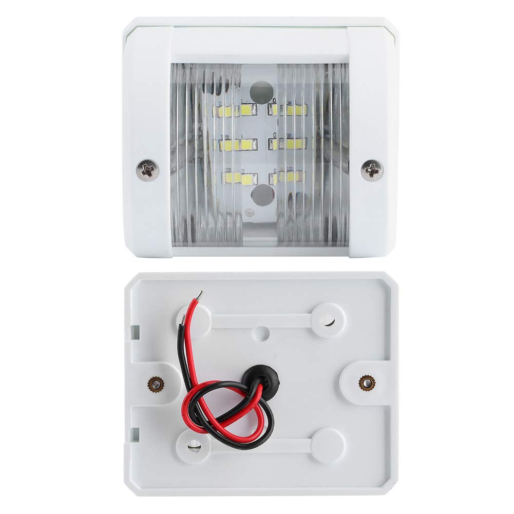 Luce di navigazione a LED marina, 12V/24V 135 gradi Luce di segnalazione sostituzione per barca 5W IP66 Lampada sostituzione per albero di navigazione a LED sostituzione per crociere in barca pesca