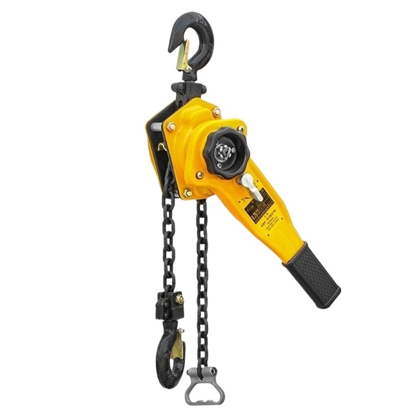 Paranco elettrico cavo 0.75/1T Manuale In Acciaio Al Manganese Filo Gancio Trazione Strumento Di Sollevamento Leva Piccola Catena Paranco A(3M-750KG)