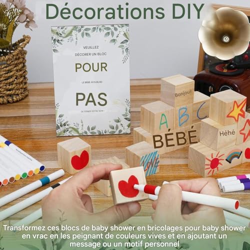 Solution jeux de shower blocs à décorer pour éviter l'ennui des invités - 7