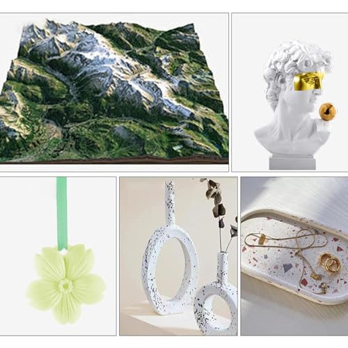 Résine de moulage rapide plâtre activé eau bijoux et déco - 8