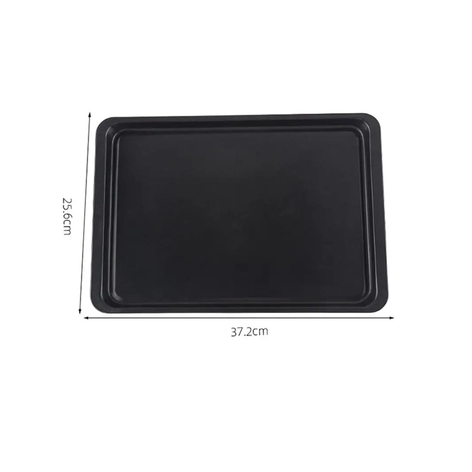 Bandeja for hornear rectangular Resistencia a altas temperaturas | Bandeja for hornear antiadherente de acero al carbono for hornear DIY for cocina(37.2-25.6cm)