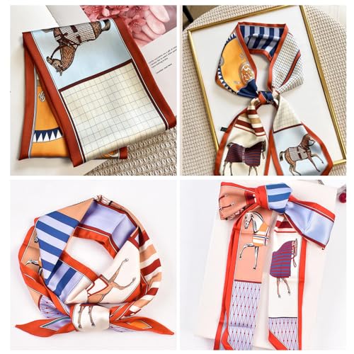 Women's Multifunctional Head Scarf, Fashion Accessory for Hair/Neck/Bags, Suitable for Daily Wear & Gifting2