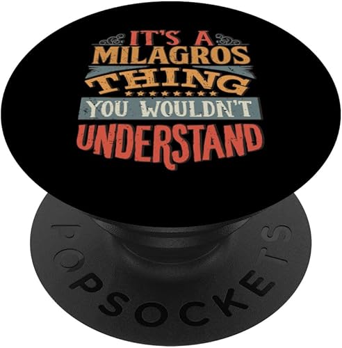 Milagros Name PopSockets intercambiable PopGrip
